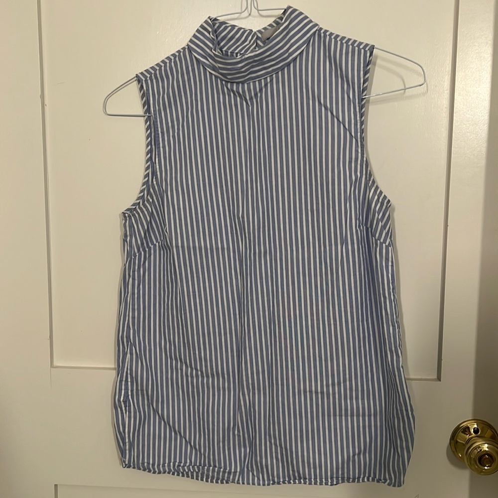 H&M Striped sleeveless top